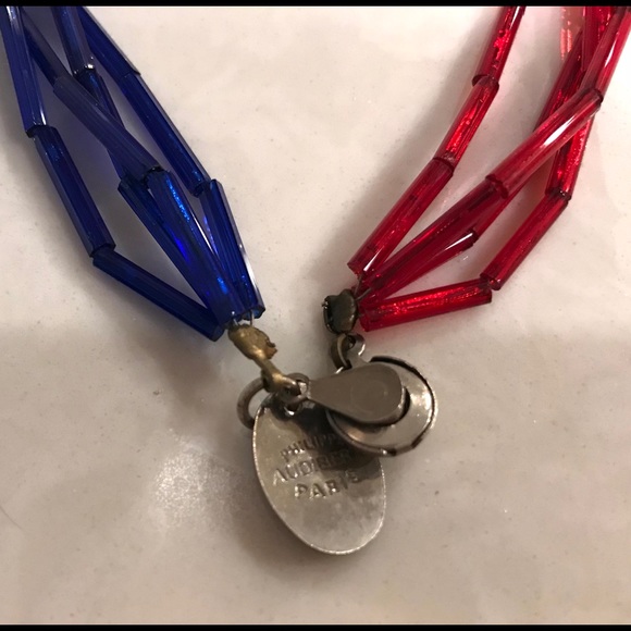 Vintage Philippe Audibert Necklace, Rainbow 17” - Picture 5 of 8